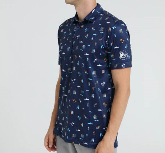 Nautical Tropics Polo